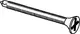 Schraube von TECE mit einer selbstschneidenden Spitze, gerilltem Schaft und einem Kreuzschlitzkopf, dargestellt in seitlicher Ansicht.